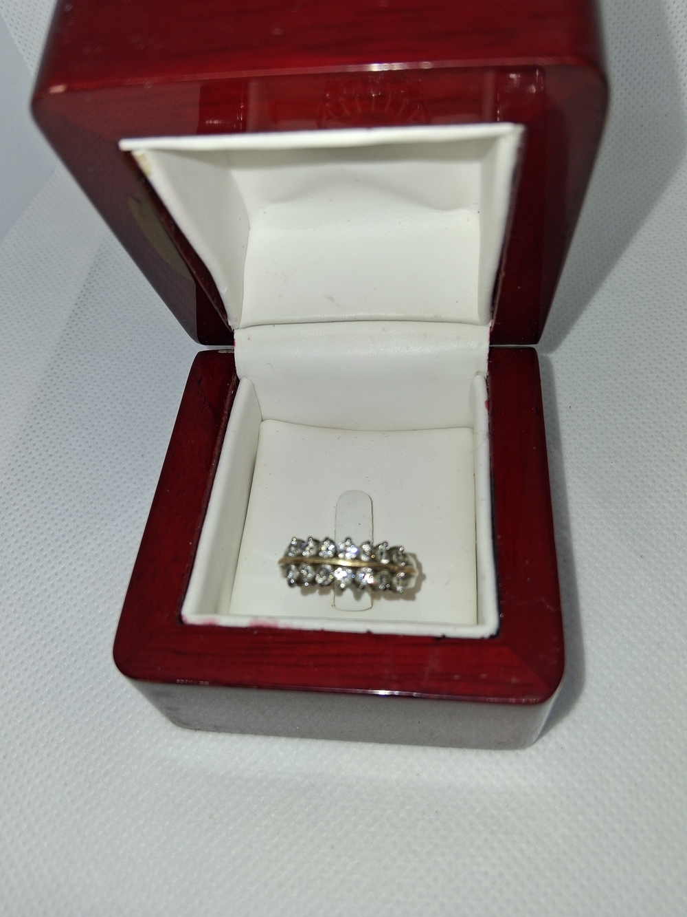 Vintage Two-Tone 14K Gold 1.00 TCW Double-Row Diamond Band